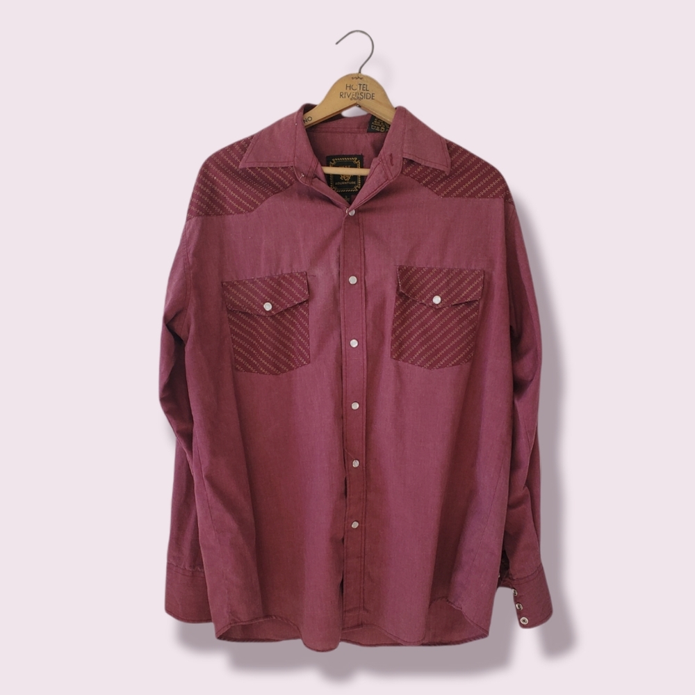Vintage Western Snap Shirt